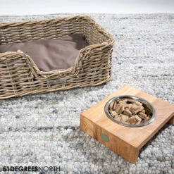 51 Degrees North Voerbak Teak High -Huisdierbenodigdheden 51 degrees north voerbak teak high 211088 1000 none