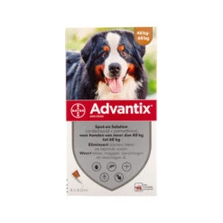 Advantix -Huisdierbenodigdheden advantix 6003000 40 tot 60 kg 6 pipetten 67996 2000 none 1