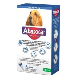 Ataxxa -Huisdierbenodigdheden ataxxa 2000mg400mg spot on 25kg 3 pipetten 133671 0500 none