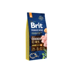Brit Premium By Nature Junior M Hondenvoer -Huisdierbenodigdheden brit premium by nature junior m 202349 1000 none