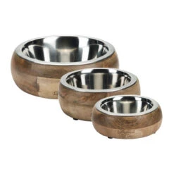 Designed By Lotte Houten Eet- En Drinkbak Mandira -Huisdierbenodigdheden designed by lotte houten eet en drinkbak mandira 99083 0500 none