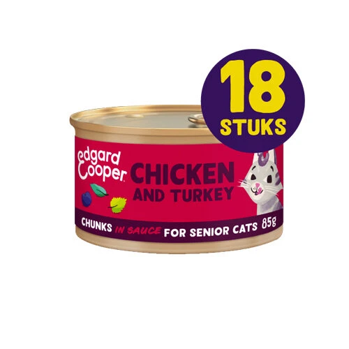 Edgard & Cooper Cat Chunks In Sauce (Senior) - Afbeelding 3