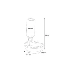 Flamingo Drinkfles Diza -Huisdierbenodigdheden flamingo drinkfles diza 222563 1500 none