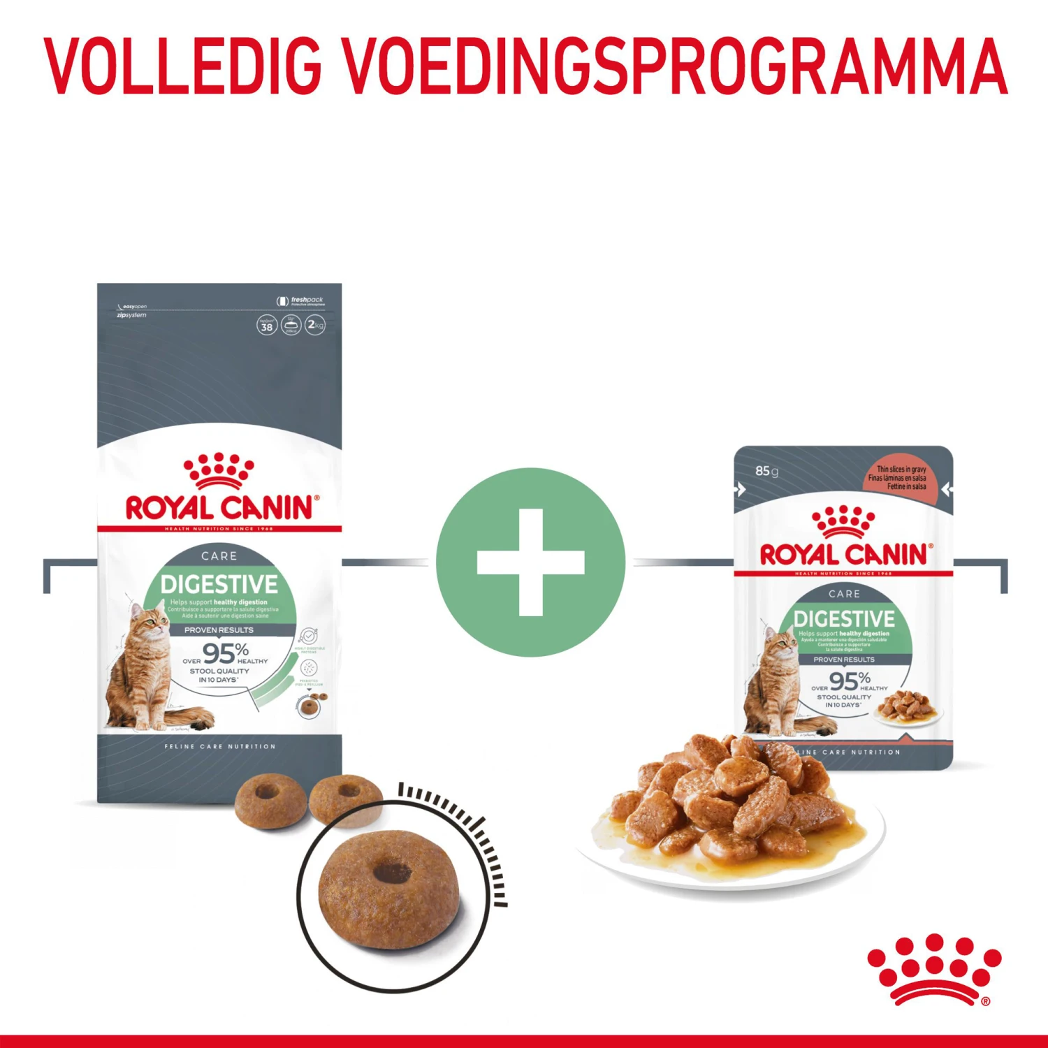 Royal Canin Digestive Care In Gravy - Kattenvoer 5 Royal Canin Digestive Care In Gravy - Kattenvoer - Afbeelding 5
