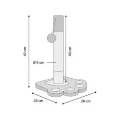 Flamingo Krabpaal CYA 2 -Huisdierbenodigdheden krabpaal cya 2 222611 1000 none