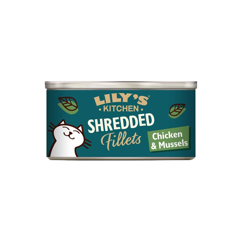 Lily's Kitchen Lily’s Kitchen Cat Shredded Fillets Kattenvoer - Blik