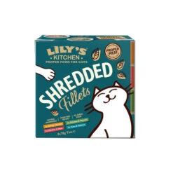 Lily's Kitchen Lily’s Kitchen Cat Shredded Fillets Kattenvoer - Blik -Huisdierbenodigdheden lilys kitchen cat shredded fillets tins multipack 8x70g 121513 0500 none