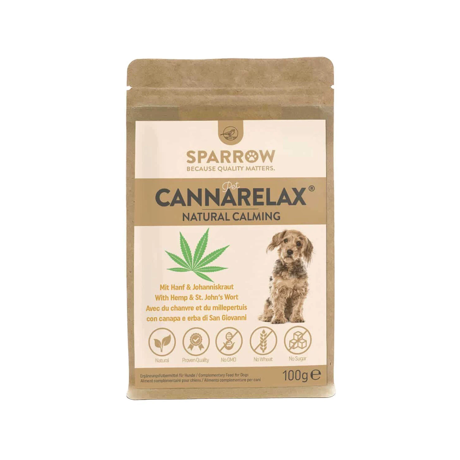 SPARROW Pet CannaRelax 2 SPARROW Pet CannaRelax - Afbeelding 2