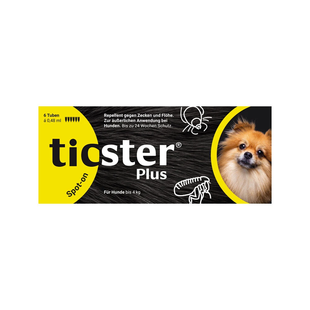 Ticster Plus Spot-on Hond <4 Kg 2 Ticster Plus Spot-on Hond <4 Kg - Afbeelding 2