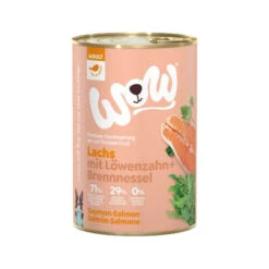 WOW! Adult Hondenvoer - Blik -Huisdierbenodigdheden wow adult hondenvoer blik zalm 6 x 800 g 128872 0500 none